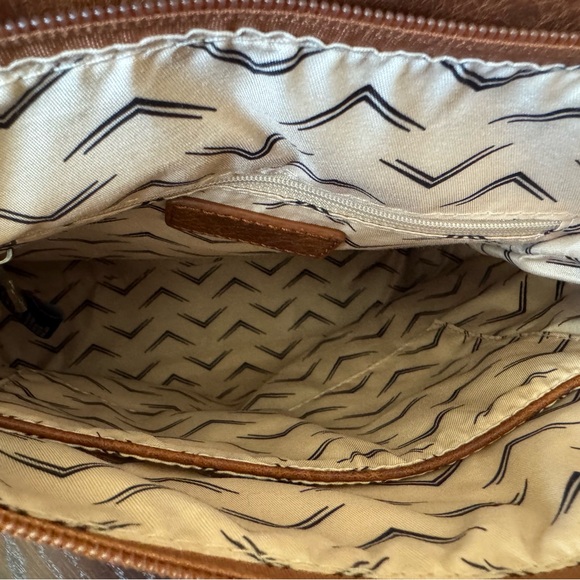 Moda Luxe Tan Leather Backpack - Picture 4 of 4